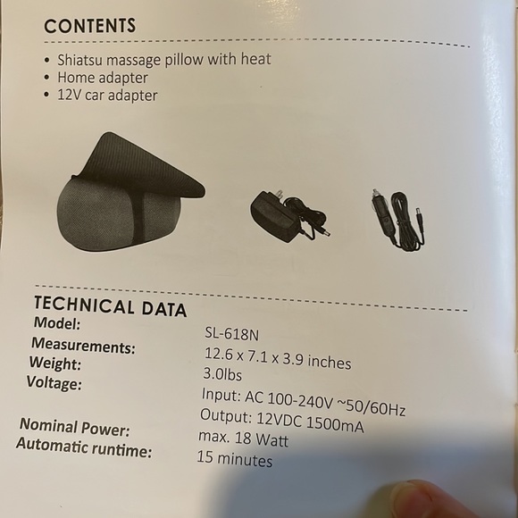 Neck massager brand new in box - Picture 8 of 8